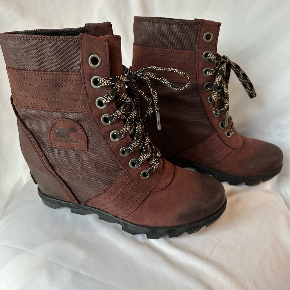 Sorel, Women’s 9.5, Lexie Wedge, Cattail